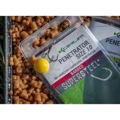 CARP HOOK KORUM PENETRATOR HOOK BARBED - PACK OF 10