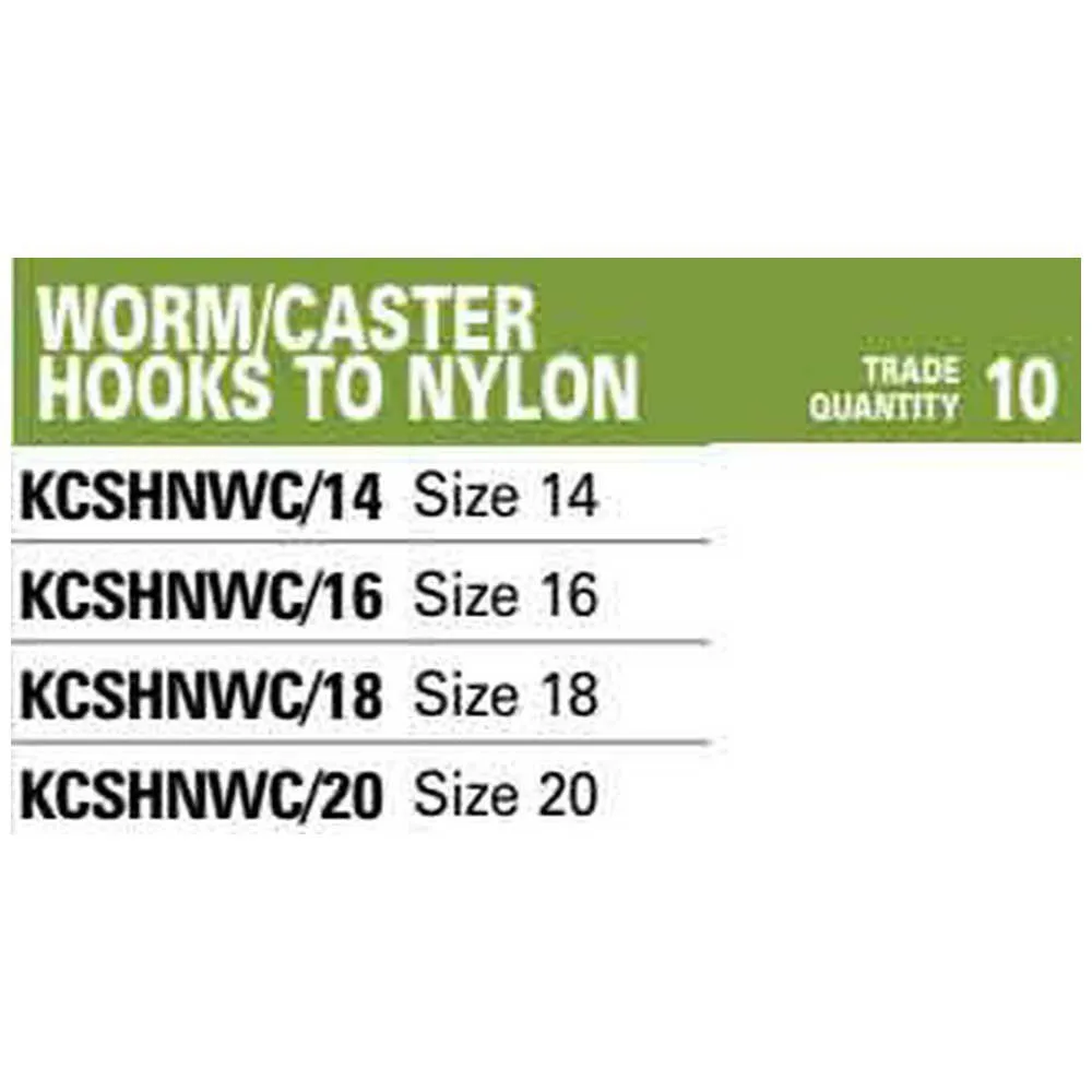 KORUM Worm Caster Tied Hook - Image 2