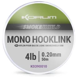RIG BRAID KORUM SMOKESHIELD MONO HOOKLINK 50M