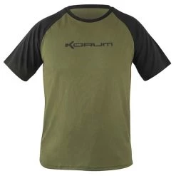 TEE SHIRT MANCHES COURTES HOMME KORUM DRI-ACTIVE SHORT SLEEVE - VERT